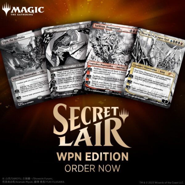 Magic the Gathering WPN Exclusive Secret Lair: More Borderless Planeswalkers