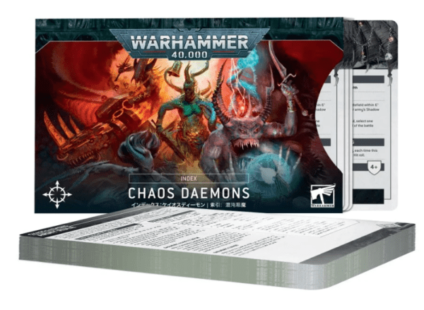 Warhammer 40k Index Cards - Chaos Daemons