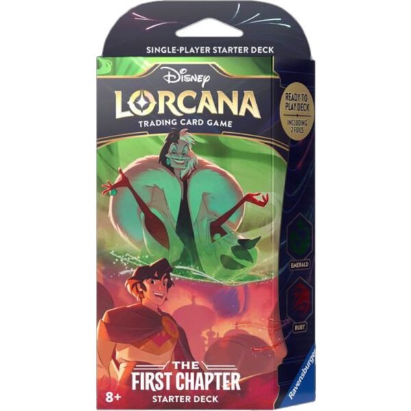 Disney Lorcana - The First Chapter Starter Deck: Cruella de Vil & Aladdin