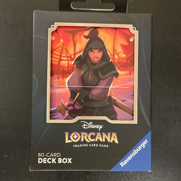 Disney Lorcana Mulan Deck Box