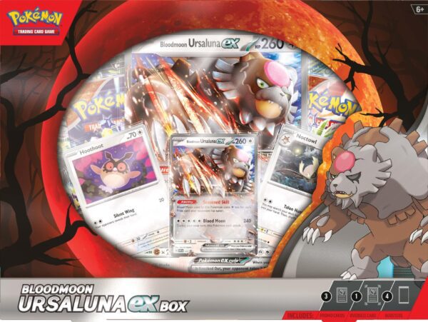 Pokémon TCG: Bloodmoon Ursaluna Ex Box