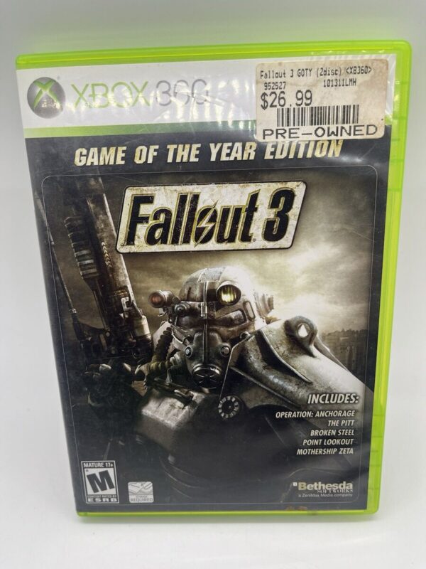 Fallout 3: Game of the Year Edition (Xbox 360)