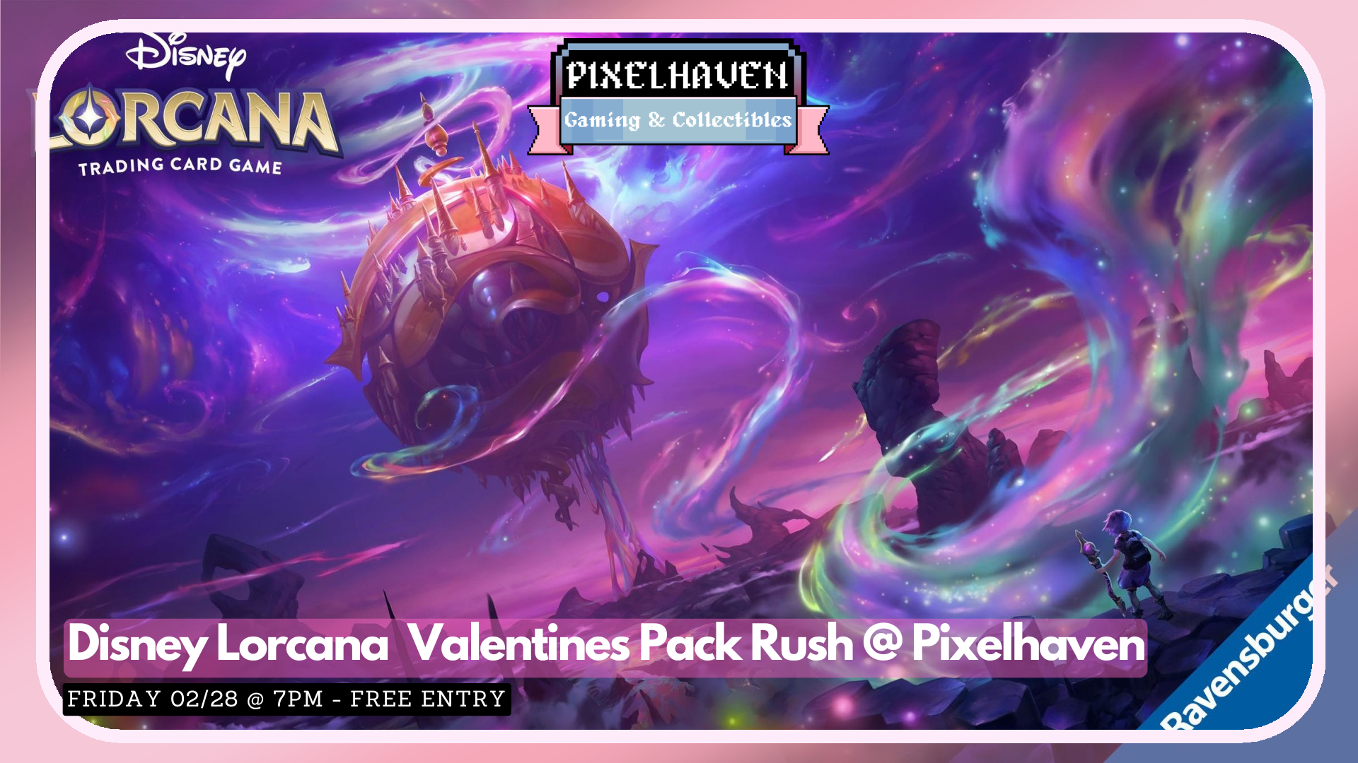 Disney Lorcana LATE Valentines Pack Rush @ Pixelhaven