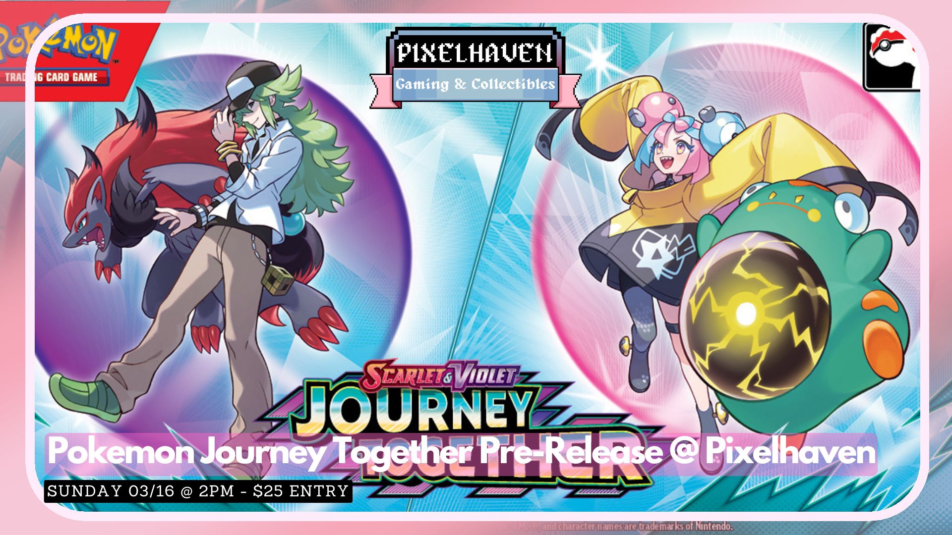 Pokemon Journey Together Pre-Release @ Pixelhaven