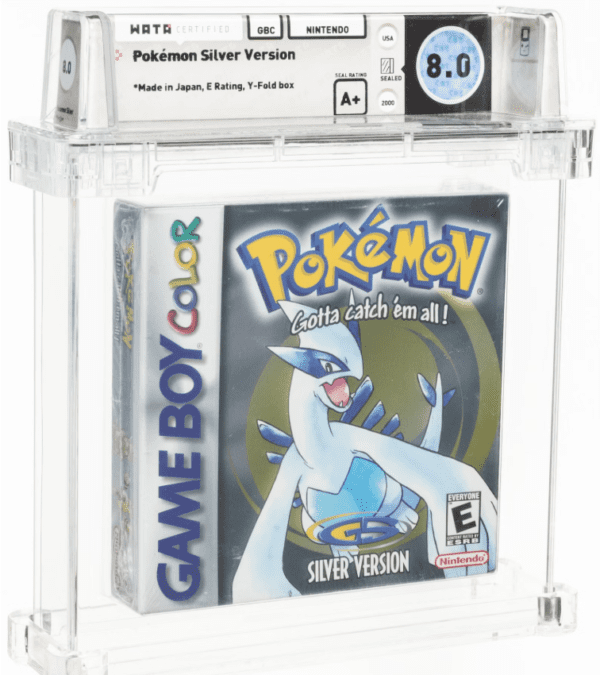 Pokemon Silver Version Wata Graded 8.0