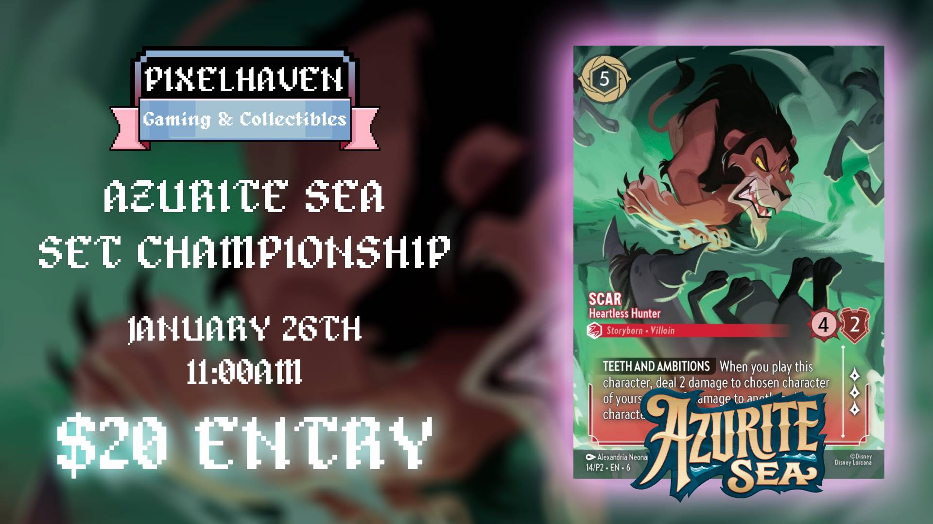 Lorcana Azurite Sea Store Championship @ PixelHaven