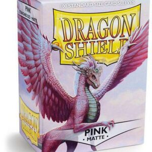 Dragon Shield Card Sleeves, Matte Pink