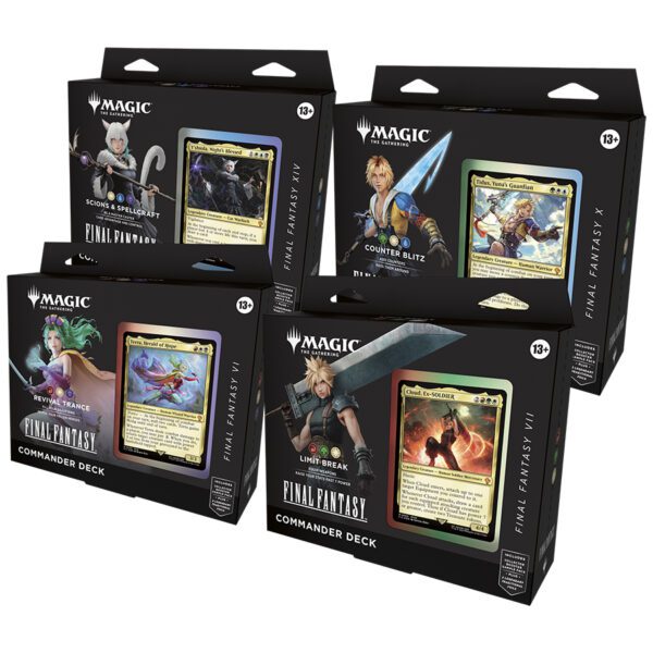 MAGIC THE GATHERING: FIN UNIVERSES BEYOND: FINAL FANTASY COMMANDER DECKS